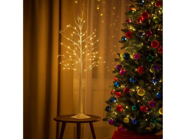 DRZEWKO LED ŚWIĄTECZNE BRZOZA 60x10CM