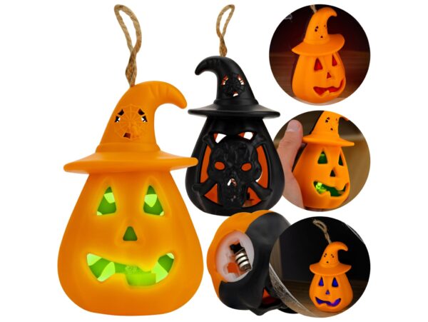 DYNIA ŚWIECĄCA LAMPION HALLOWEEN 11CM