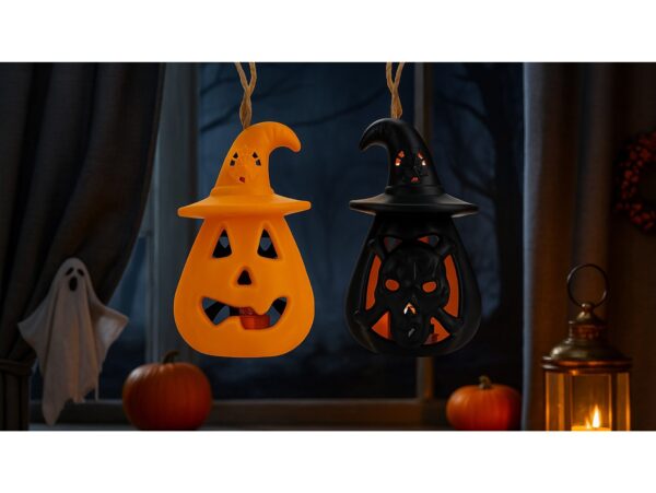 DYNIA ŚWIECĄCA LAMPION HALLOWEEN 11CM