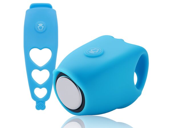 DZWONEK ROWEROWY ELEKTRYCZNY TYP 1 - niebieski