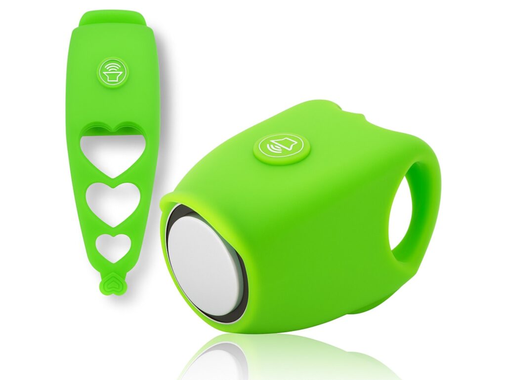 DZWONEK ROWEROWY ELEKTRYCZNY - zielony