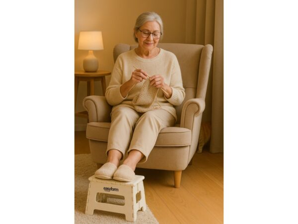 EASYFORM TABORET STOŁEK SKŁADANY 22CM - beżowy