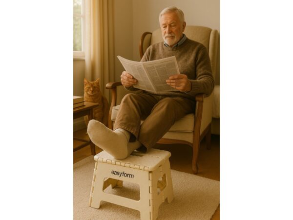 EASYFORM TABORET STOŁEK SKŁADANY 22CM - beżowy