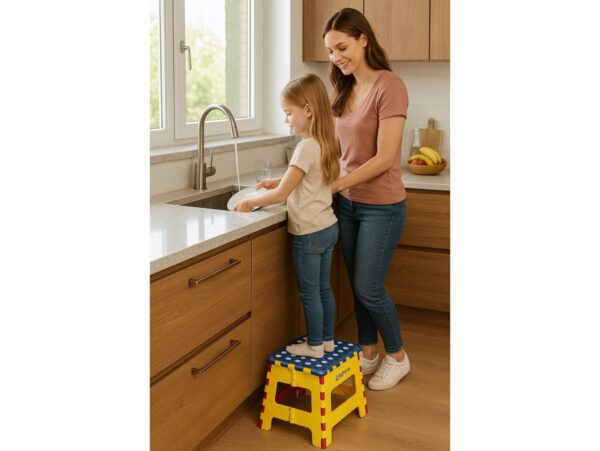 EASYFORM TABORET STOŁEK SKŁADANY 22CM - multikolor