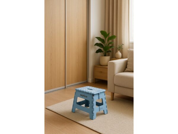 EASYFORM TABORET STOŁEK SKŁADANY 22CM - niebieski