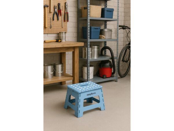 EASYFORM TABORET STOŁEK SKŁADANY 22CM - niebieski