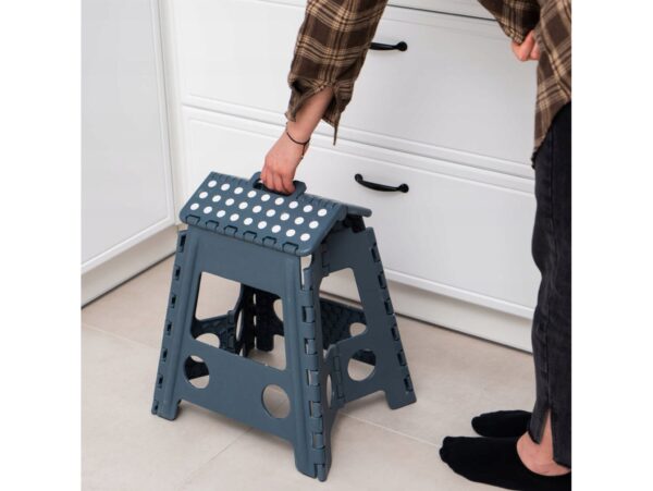 EASYFORM TABORET STOŁEK SKŁADANY 39CM - szary