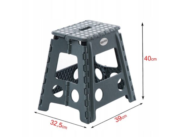 EASYFORM TABORET STOŁEK SKŁADANY 39CM - szary