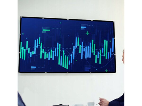 EKRAN PROJEKCYJNY PRZENOŚNY DUŻY 100" cali 221x125 CM