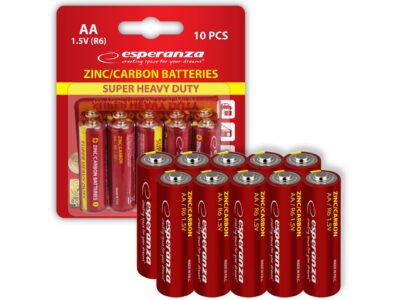 ESPERANZA BATERIE ZN-C AA 10SZT BLISTER