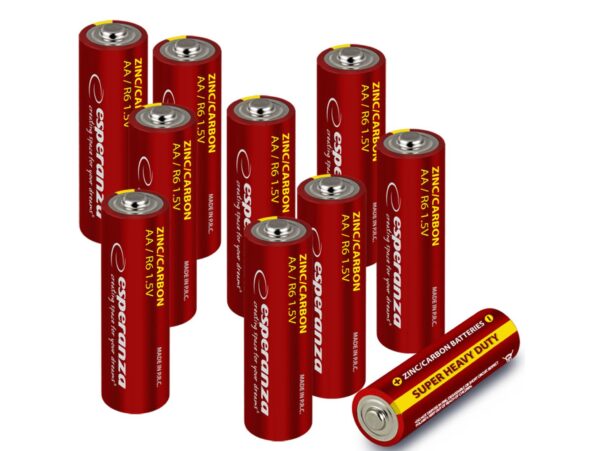 ESPERANZA BATERIE ZN-C AA 10SZT BLISTER