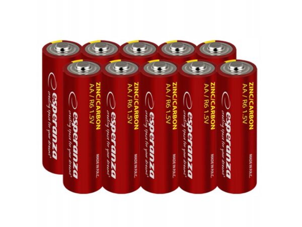 ESPERANZA BATERIE ZN-C AA 10SZT BLISTER