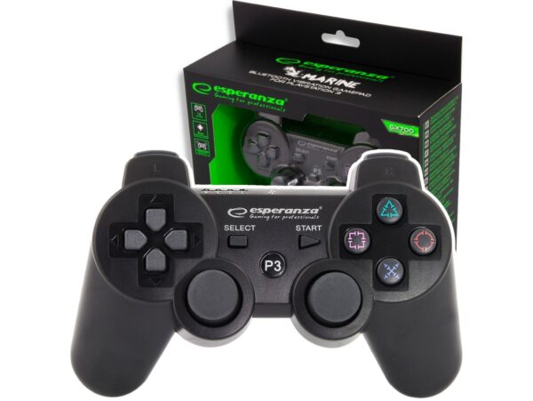 ESPERANZA GAMEPAD BEZPRZEWODOWY BLUETOOTH PS3 MARINE CZARNY