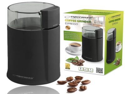ESPERANZA MŁYNEK DO KAWY ESPRESSO CZARNY