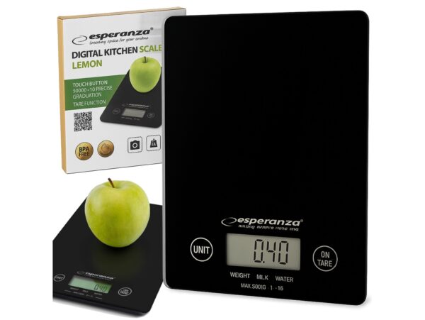ESPERANZA WAGA KUCHENNA LEMON CZARNA