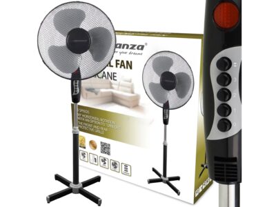 ESPERANZA WENTYLATOR 16'' STOJĄCY HURRICANE CZARNO-SZARY