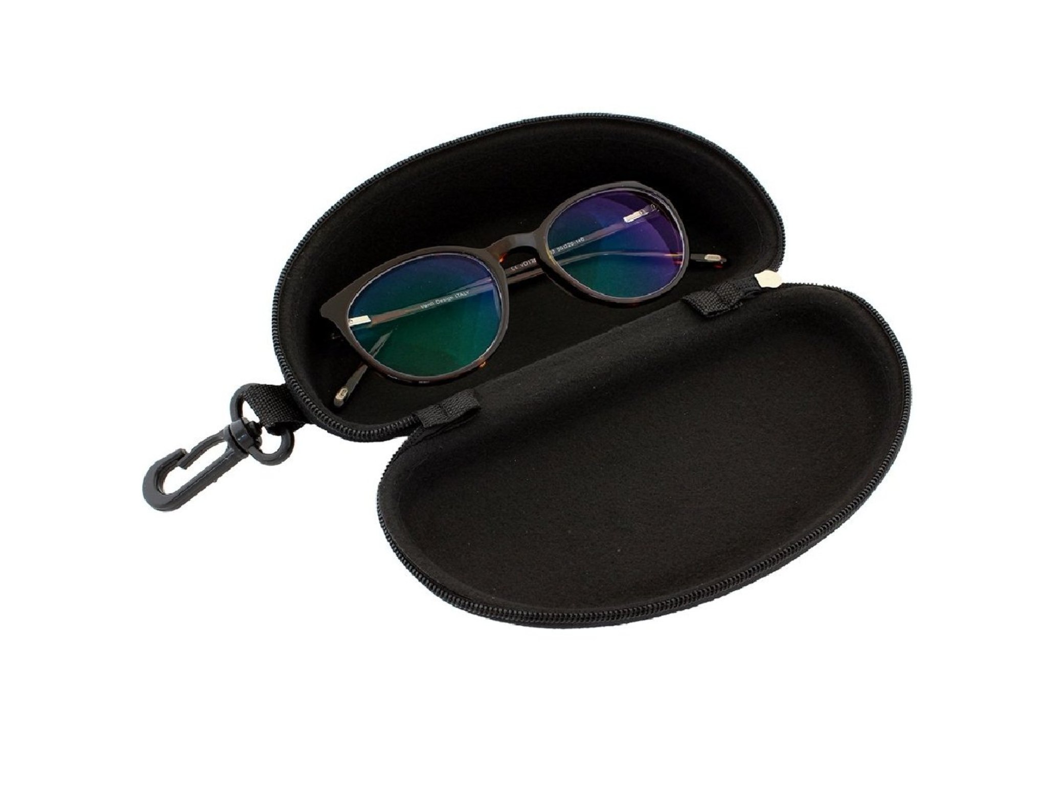 ETUI NA OKULARY TWARDE 17x8,5cm- czarne