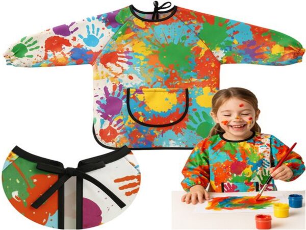 FARTUCH FARTUSZEK OCHRONNY NIEPRZEMAKALNY - 4-6 lat