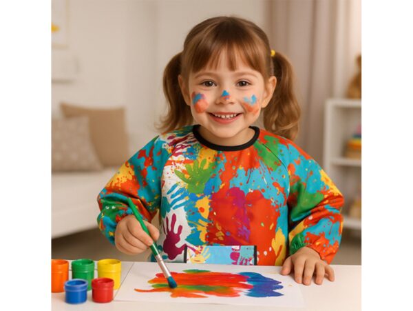 FARTUCH FARTUSZEK OCHRONNY NIEPRZEMAKALNY - 4-6 lat