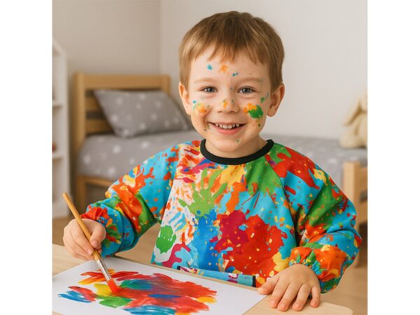 FARTUCH FARTUSZEK OCHRONNY NIEPRZEMAKALNY - 4-6 lat