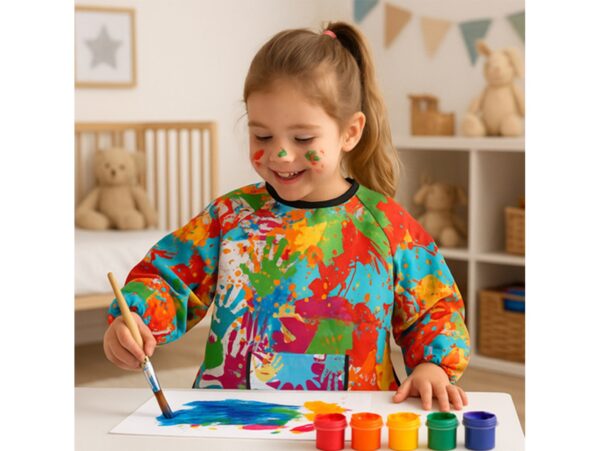 FARTUCH FARTUSZEK OCHRONNY NIEPRZEMAKALNY - 4-6 lat