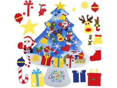 FILCOWA CHOINKA DIY 100CM - niebieski