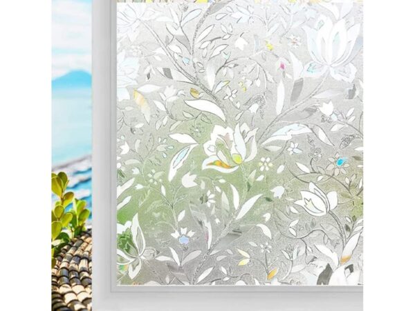 FOLIA OKIENNA NAKLEJKA NA SZYBĘ - kwiat