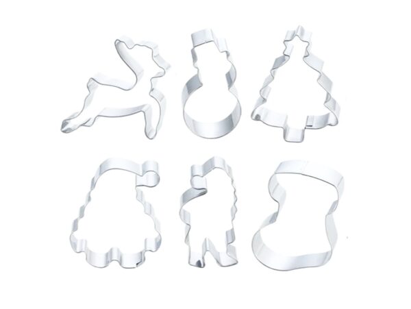 FOREMKI DO WYKRAWANIA PIERNIKÓW 6SZT