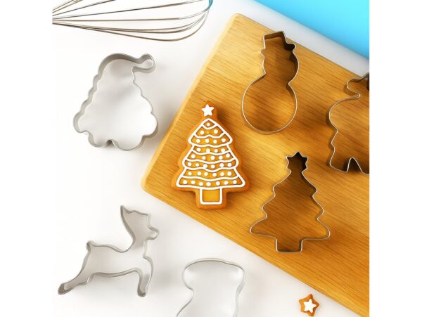 FOREMKI DO WYKRAWANIA PIERNIKÓW 6SZT