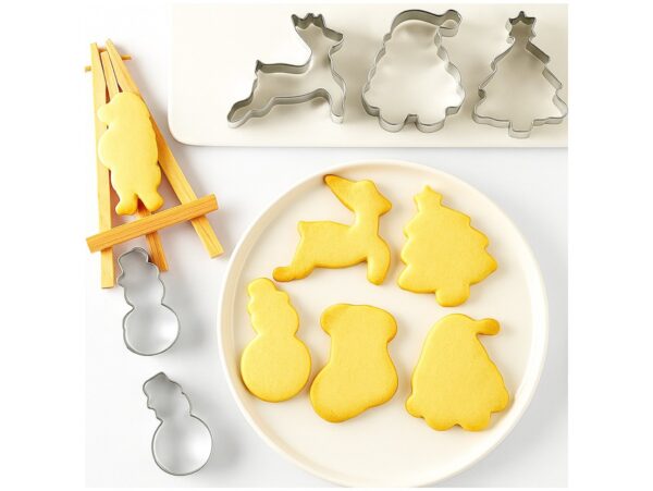 FOREMKI DO WYKRAWANIA PIERNIKÓW 6SZT