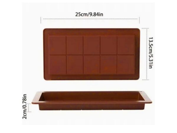 FORMA SILIKONOWA DO CZEKOLADY DUBAJSKIEJ 25CM