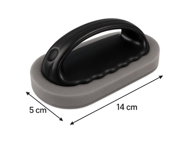 GĄBKA DO CZYSZCZENIA Z UCHWYTEM - brązowa