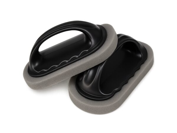 GĄBKA DO CZYSZCZENIA Z UCHWYTEM - brązowa