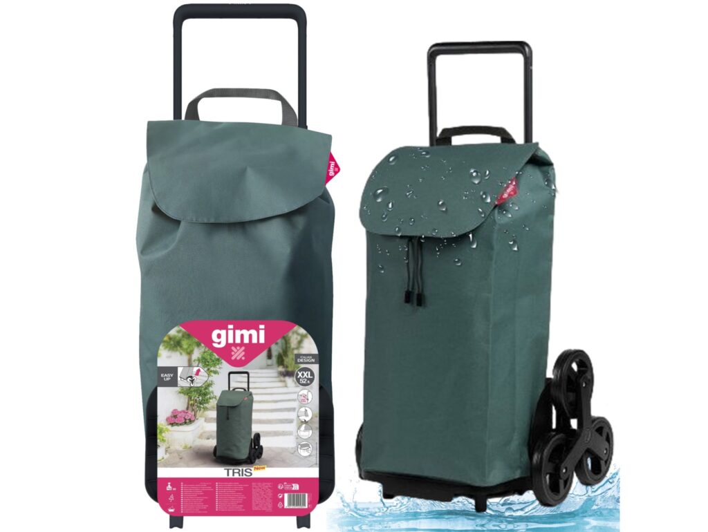 GIMI NEW TRIS GREEN WÓZEK NA ZAKUPY/NEW TRIS GREEN GM-168421 8001244025691