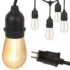GIRLANDA OGRODOWA ŁAŃCUCH ŚWIETLNY 10 LED E27 10M