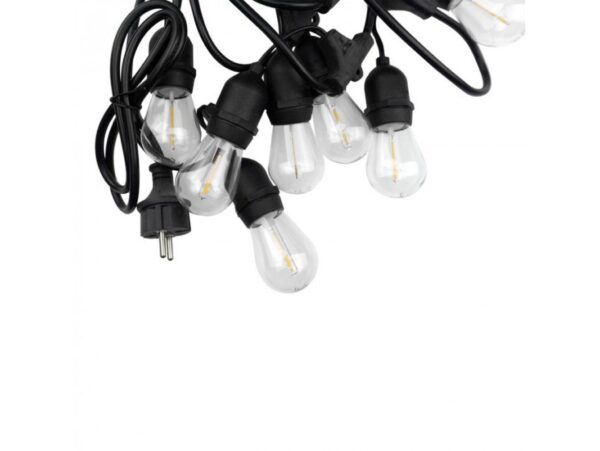 GIRLANDA OGRODOWA ŁAŃCUCH ŚWIETLNY 10 LED E27 10M