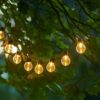 GIRLANDA OGRODOWA SOLARNA ŻARÓWKI 6,5m 30xG40