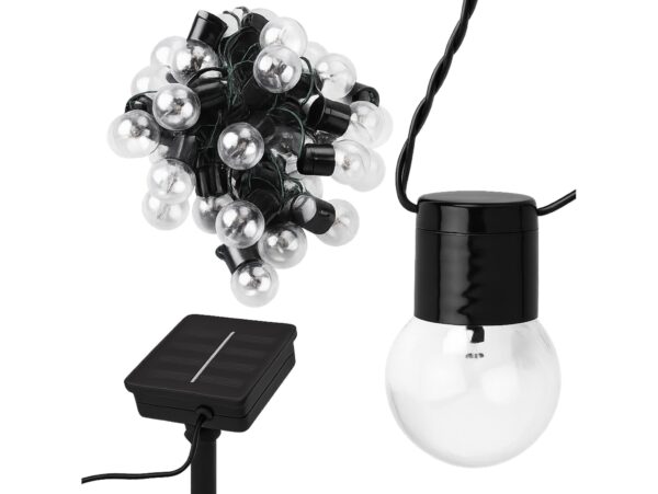 GIRLANDA ŚWIETLNA SOLARNA LAMPKI 20xLED ŻARÓWKI