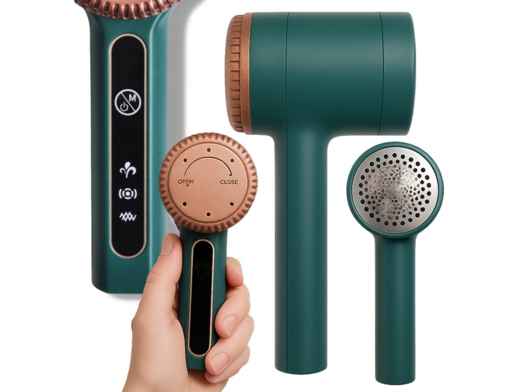 GOLARKA DO UBRAŃ ELEKTRYCZNA NA AKUMULATOR - zielony