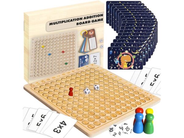 GRA PLANSZOWA TABLICZKA MNOŻENIA