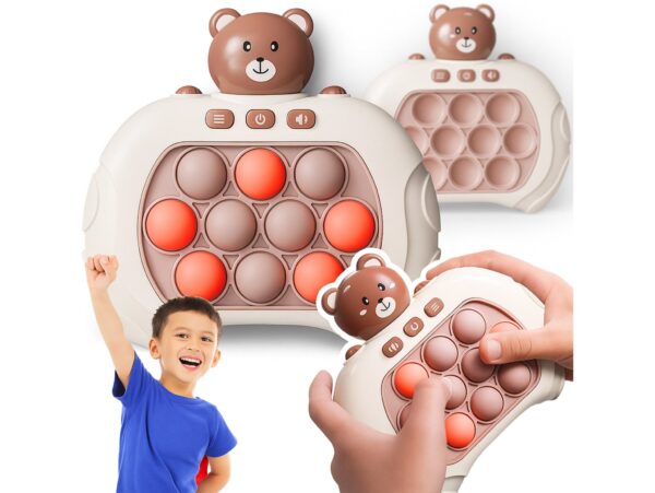 GRA POP IT - brązowy miś