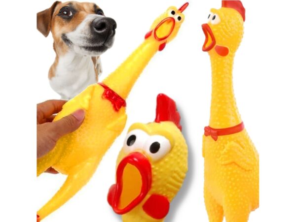 GRYZAK GUMOWY KURCZAK DLA PSA 36CM