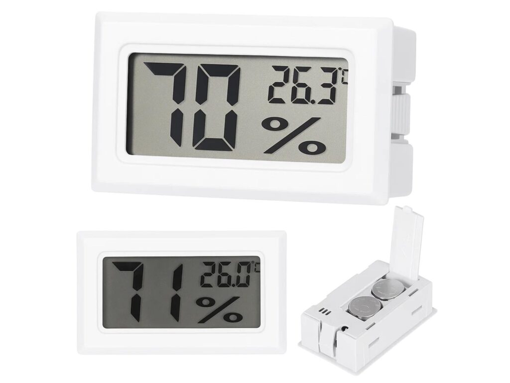 HIGROMETR TERMOMETR BEZ SONDY - biały