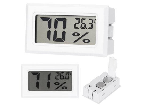 HIGROMETR TERMOMETR BEZ SONDY - biały