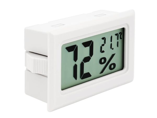 HIGROMETR TERMOMETR BEZ SONDY - biały