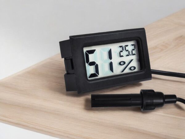 HIGROMETR TERMOMETR Z SONDA HUMIDOR TERRARIUM