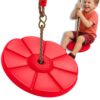 HUŚTAWKA KWIATEK DYSK OKRĄGŁA - czerwony