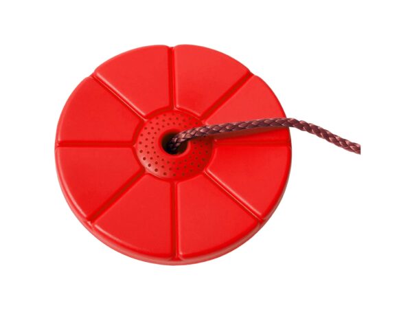 HUŚTAWKA KWIATEK DYSK OKRĄGŁA - czerwony