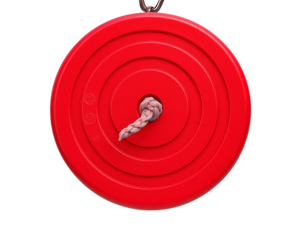 HUŚTAWKA KWIATEK DYSK OKRĄGŁA - czerwony