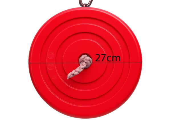 HUŚTAWKA KWIATEK DYSK OKRĄGŁA - czerwony